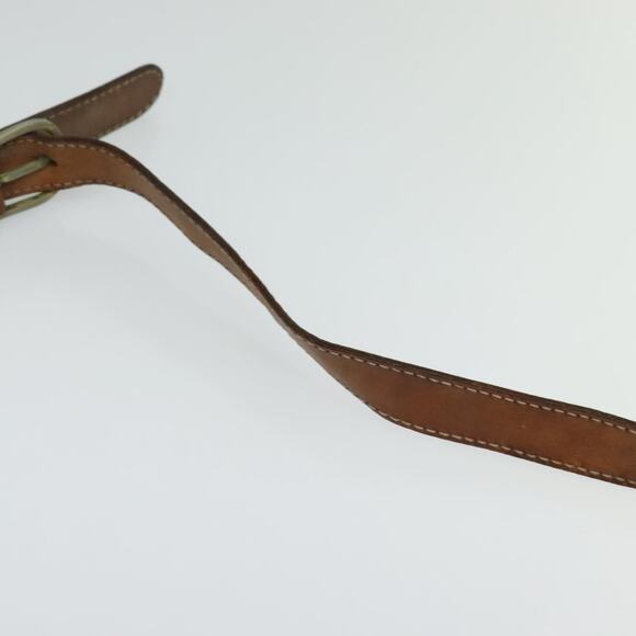 CELINE Macadam Canvas Shoulder Bag Pvc Brown Gold - Picture 8 of 13